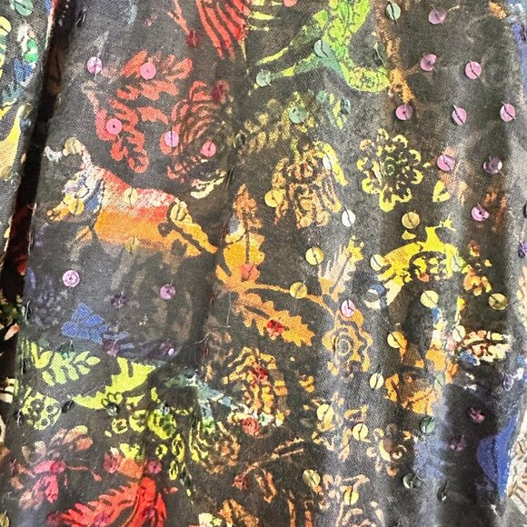 Vintage 50s Jorelle Model Dress Full Skirt Strapless Sequins - Picture 16 of 16